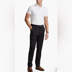 NWT! Polo Ralph Lauren Men's Logo Embroidered Cotton Polo Shirt White Size L